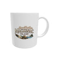 White glossy mug